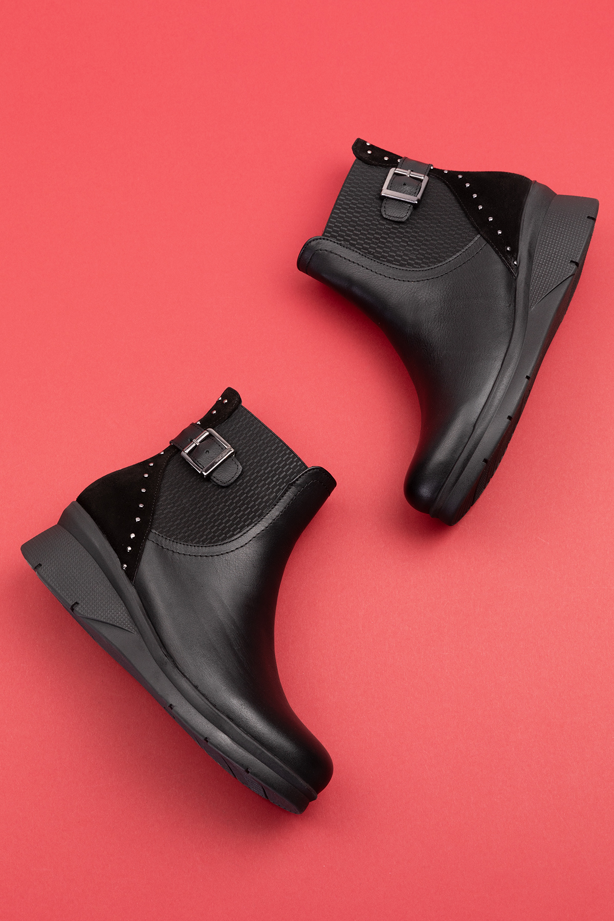 Gondol Kadın Hakiki Deri Günlük Rahat Bot ell.7101 - Görsel 3