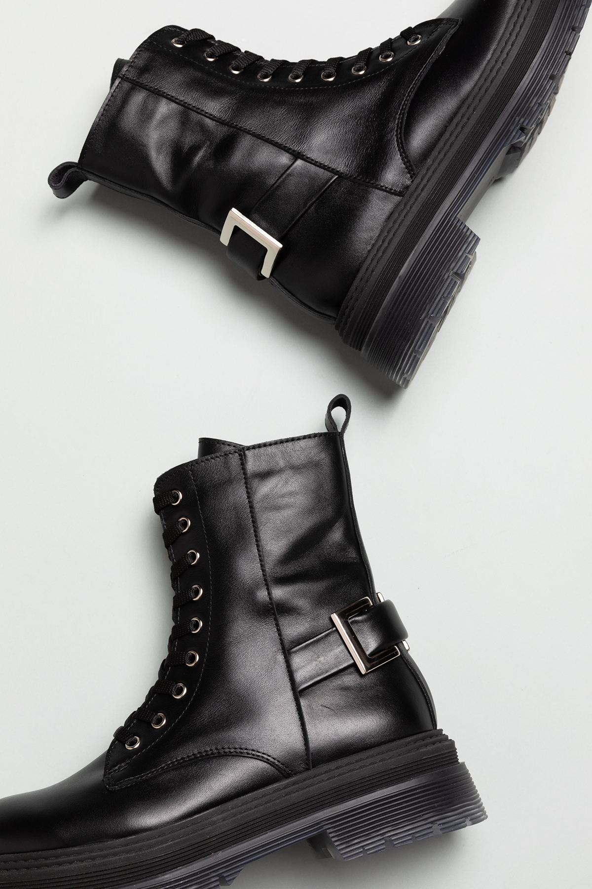 Gondol Kadın Hakiki Deri Kauçuk Taban Şık Bot rg.66130 - Görsel 3