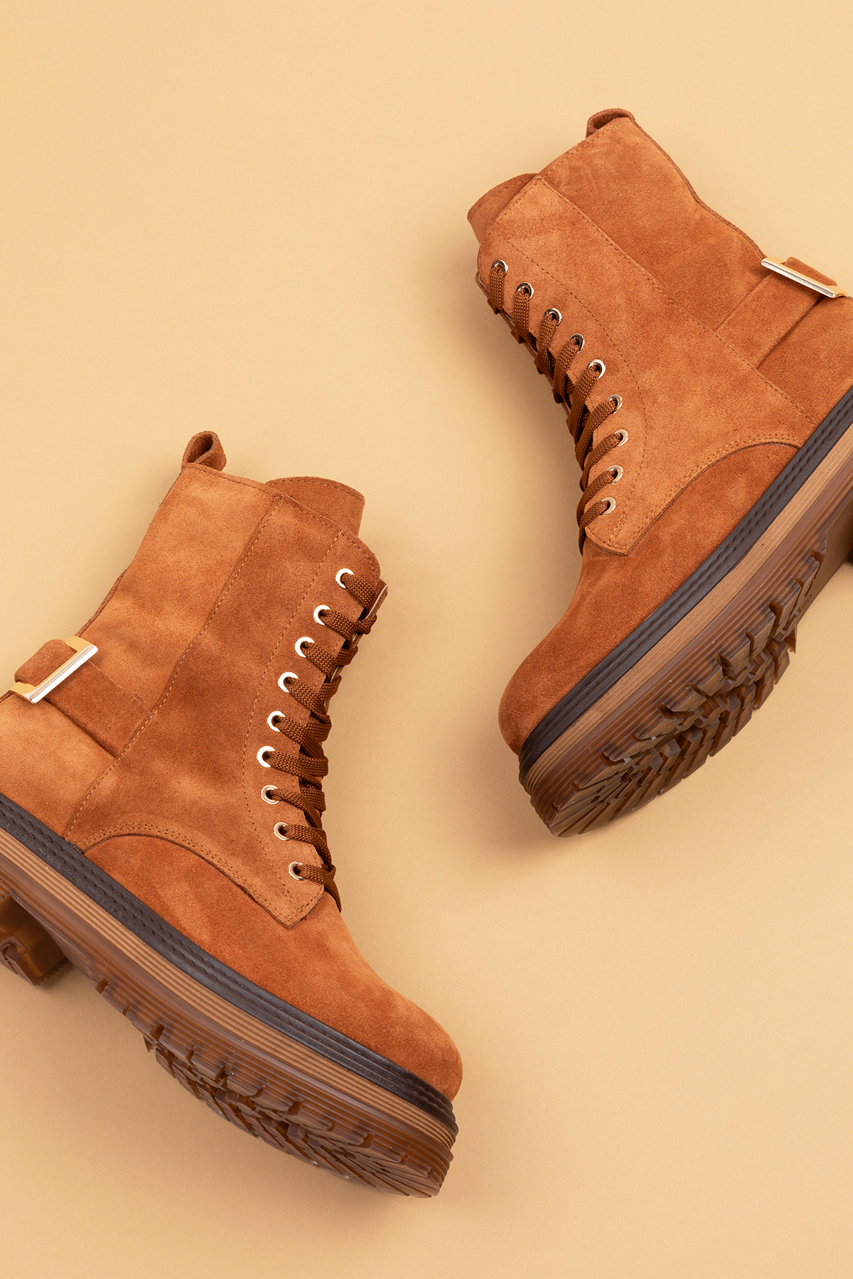 Gondol Kadın Hakiki Deri Kauçuk Taban Şık Bot rg.66130 - Görsel 5