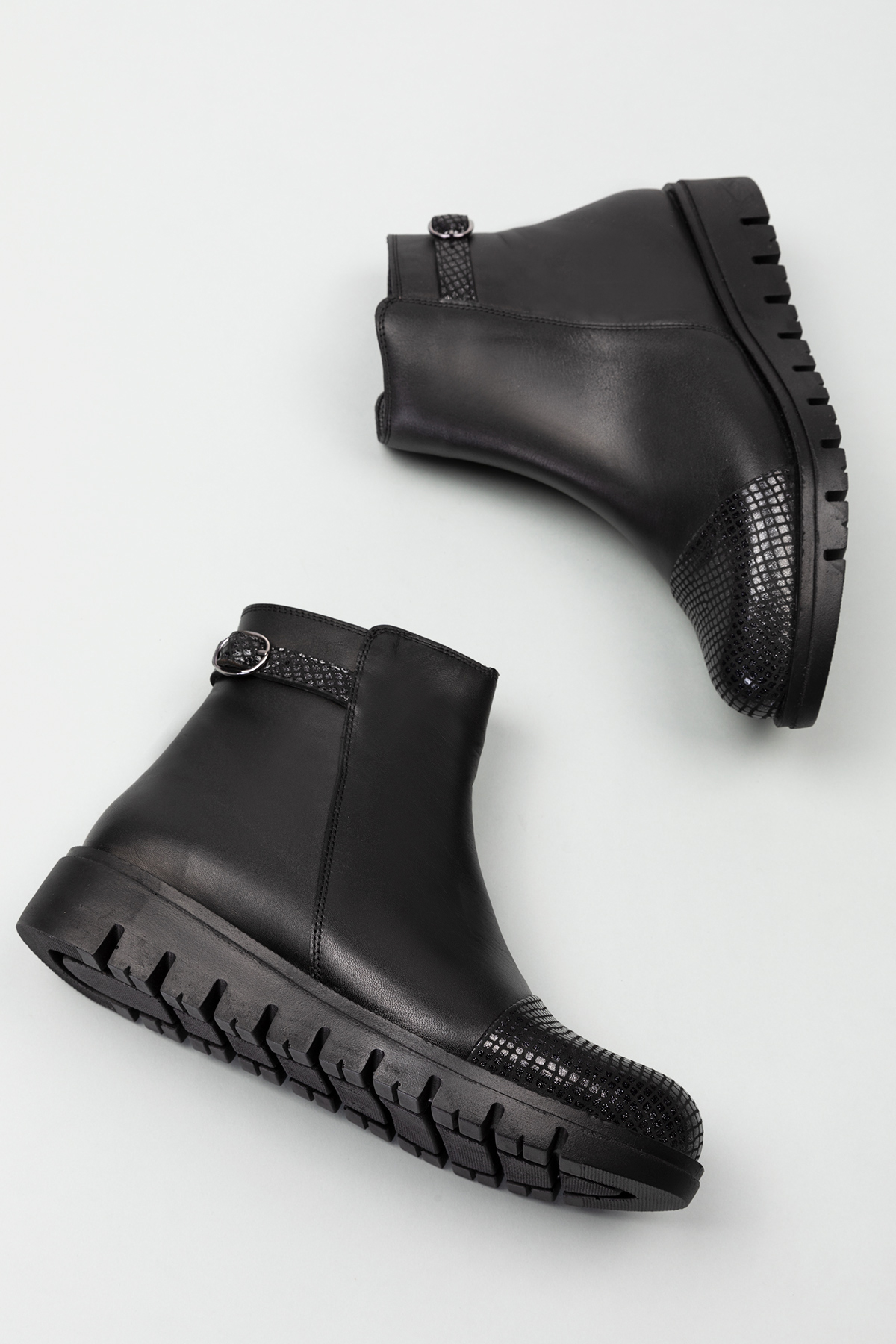 Gondol Kadın Hakiki Deri Petek Detaylı Bot elnr.1450 - Görsel 8