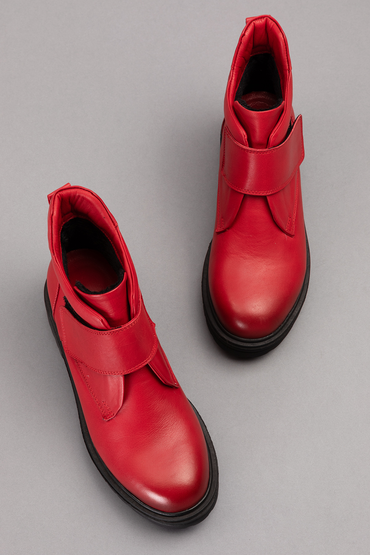 Gondol Kadın Hakiki Deri Kolay Giyim Anne Botu anl.2722 - Görsel 8