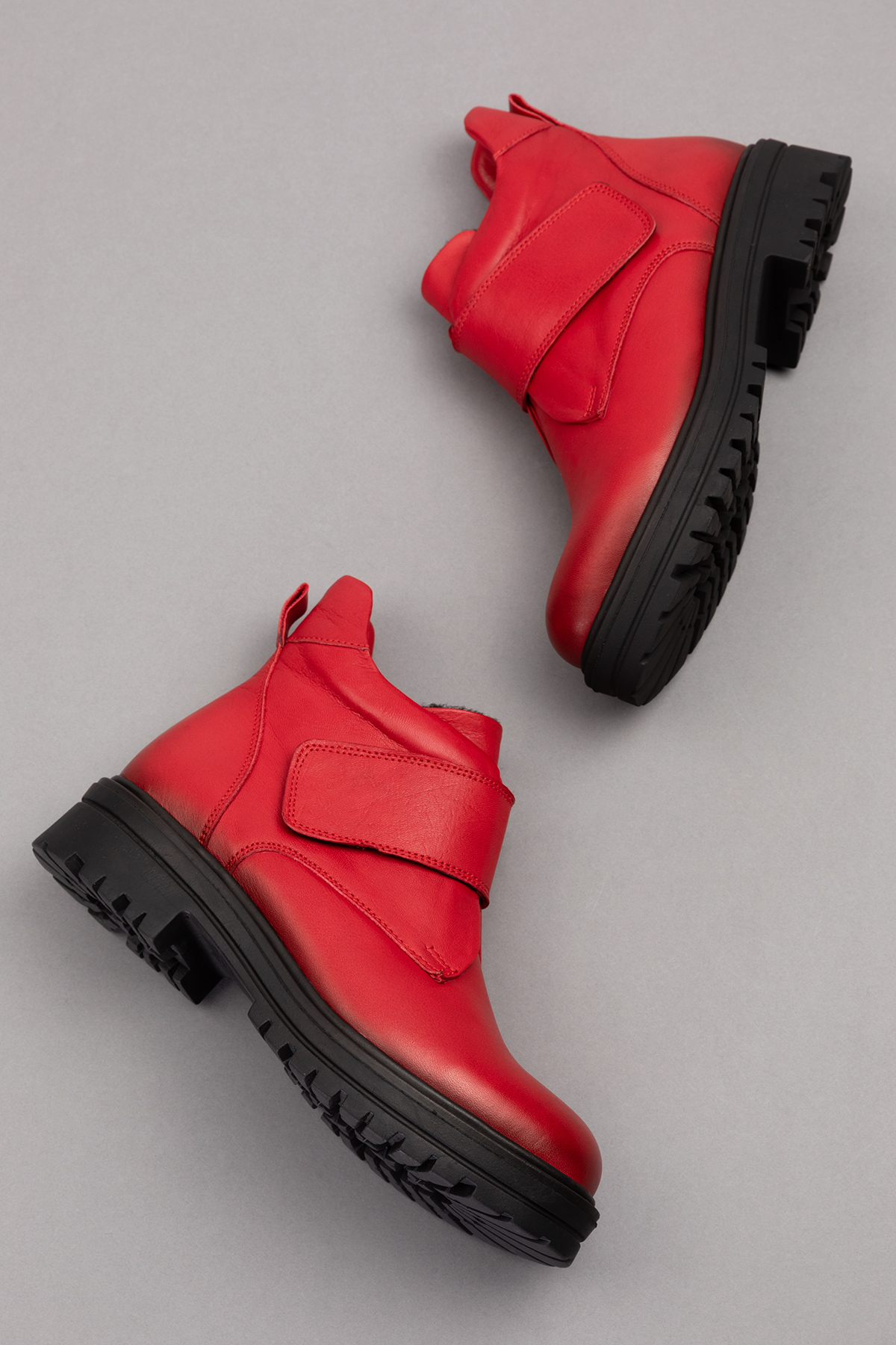 Gondol Kadın Hakiki Deri Kolay Giyim Anne Botu anl.2722 - Görsel 9