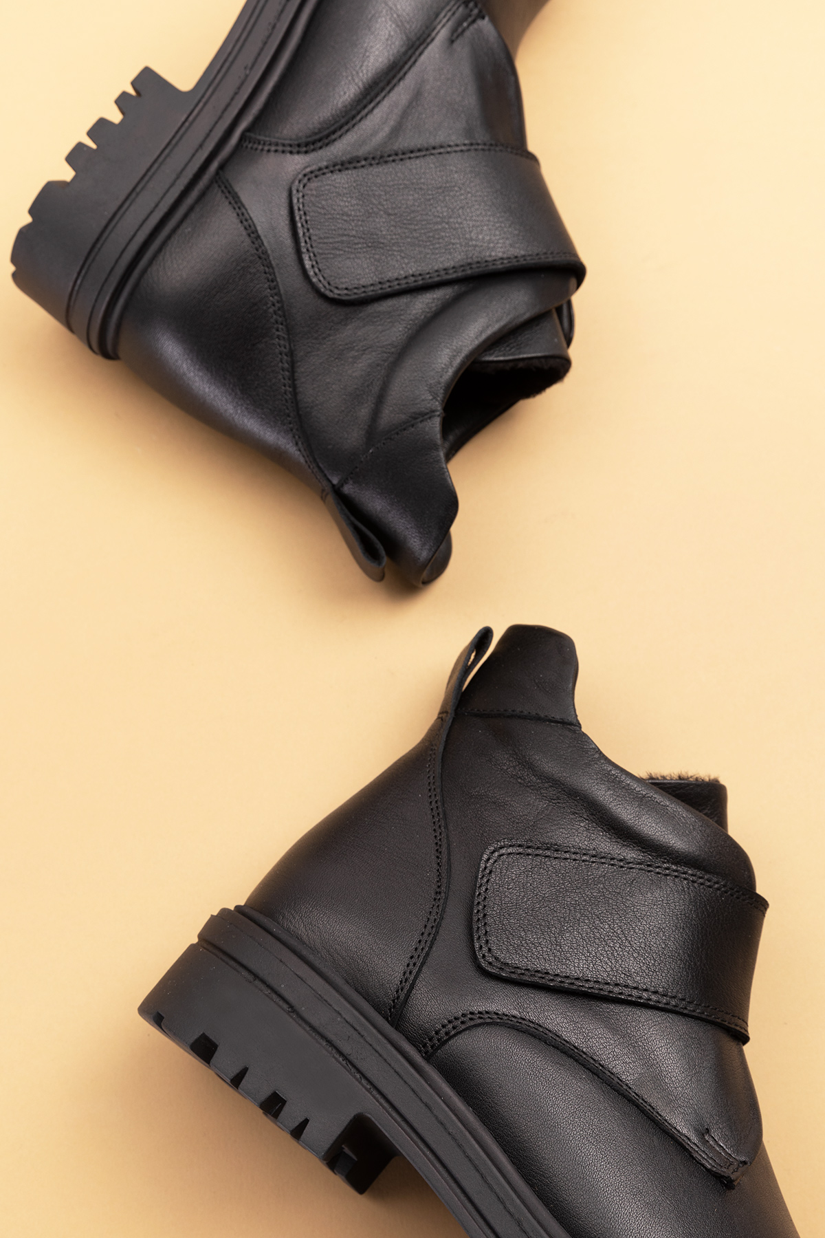 Gondol Kadın Hakiki Deri Kolay Giyim Anne Botu anl.2722 - Görsel 3