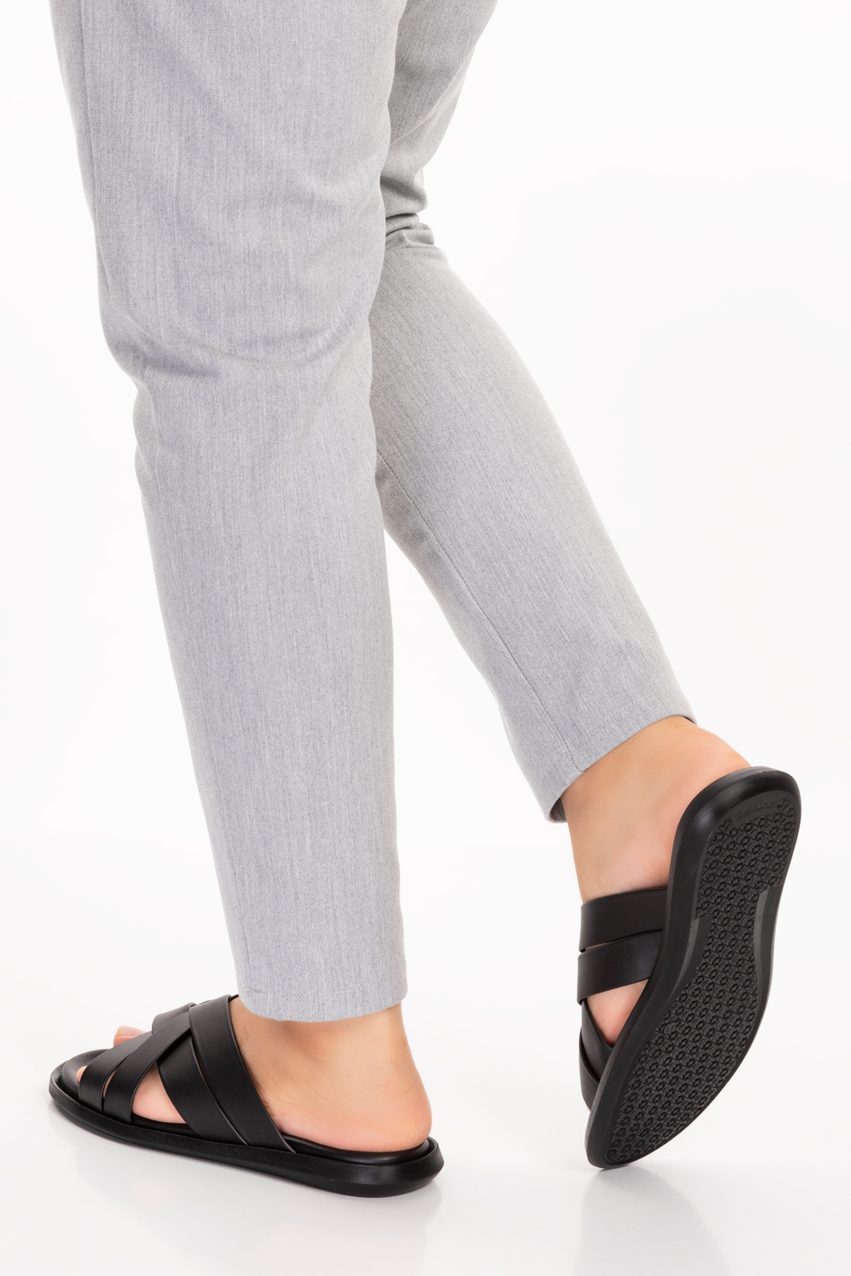 Gondol Erkek Hakiki Deri Günlük Klasik Terlik esm.402 - Görsel 7