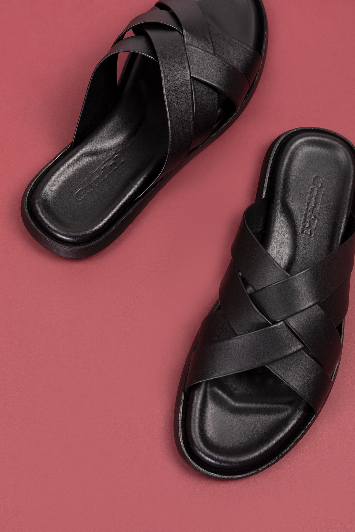 Gondol Erkek Hakiki Deri Günlük Klasik Terlik esm.402 - Görsel 9