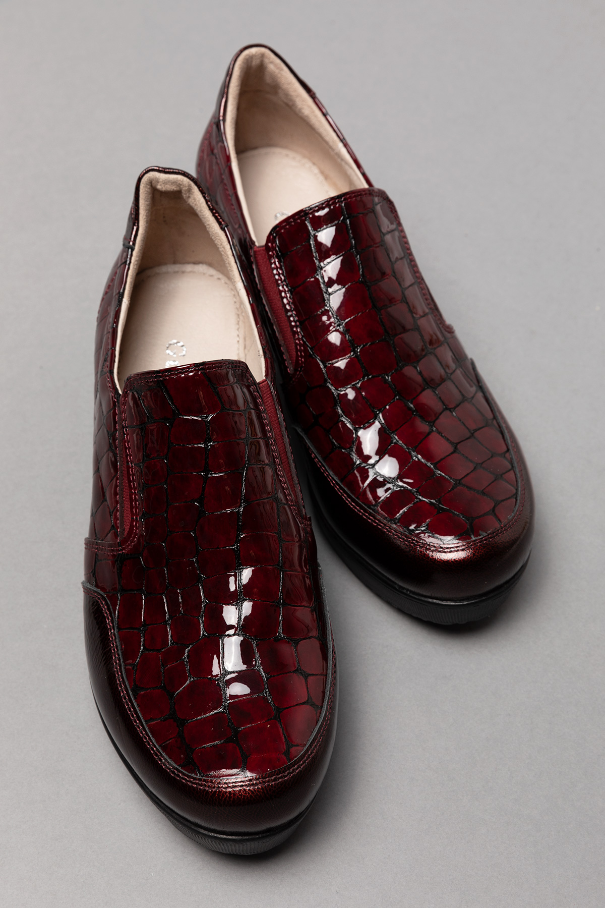 Gondol Hakiki Deri Dolgu Topuk Günlük Anne Ayakkabı ell.6964 - Görsel 8