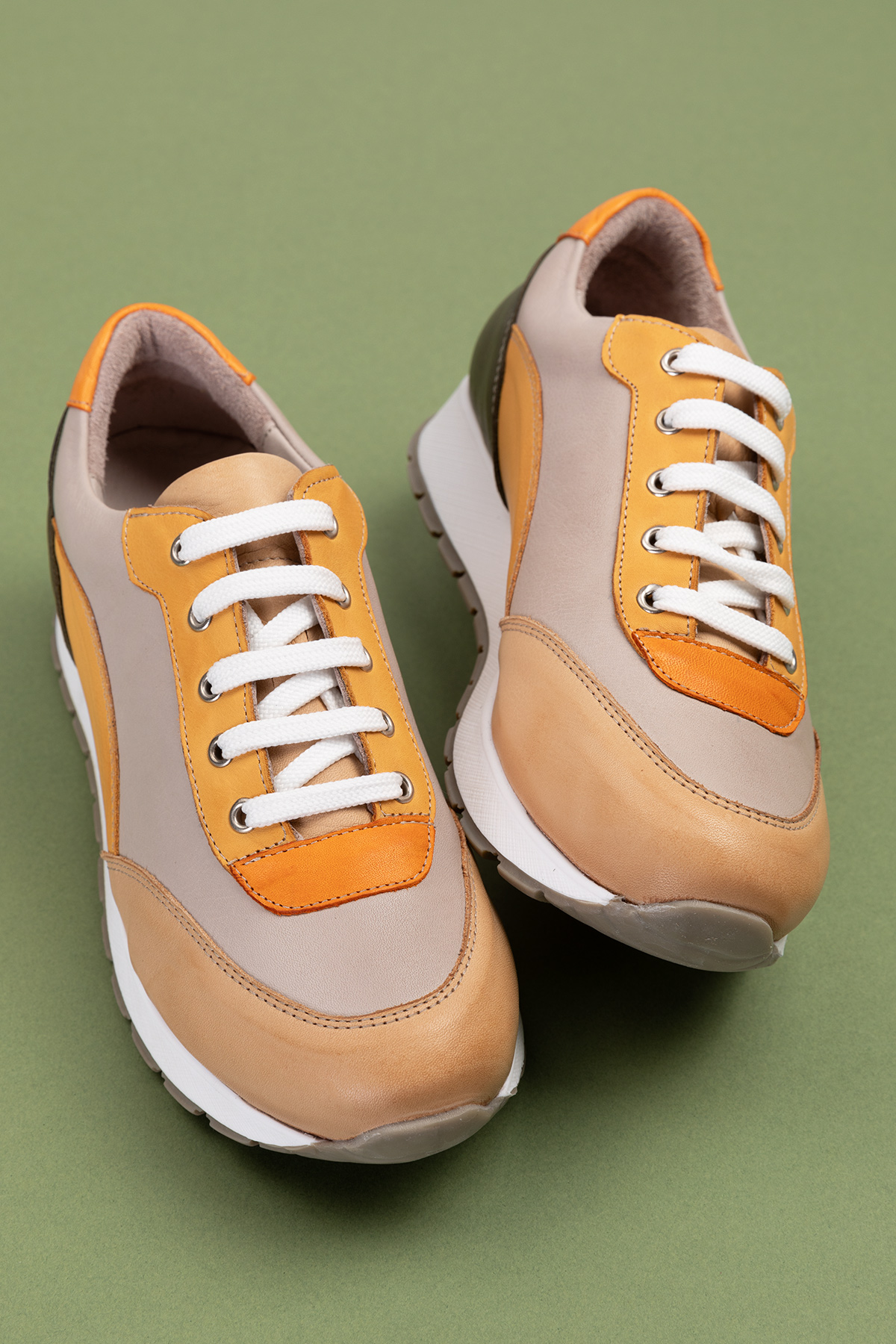 Gondol Içi Dışı Hakiki Deri Anatomik Taban Spor Ayakkabı GNDL.20571 - Görsel 3