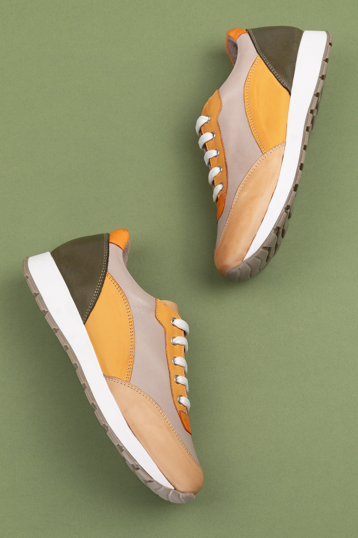 Gondol Içi Dışı Hakiki Deri Anatomik Taban Spor Ayakkabı GNDL.20571 - Görsel 4