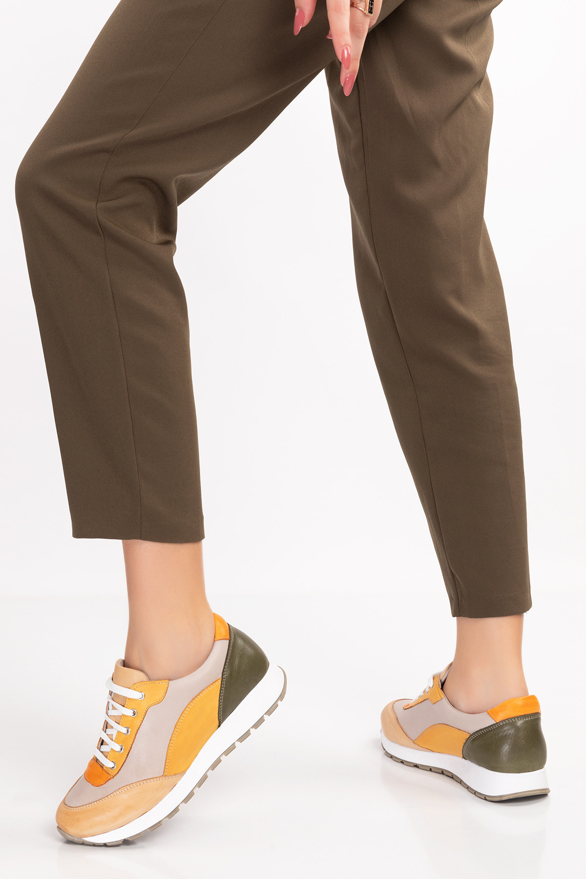 Gondol Içi Dışı Hakiki Deri Anatomik Taban Spor Ayakkabı GNDL.20571 - Görsel 7