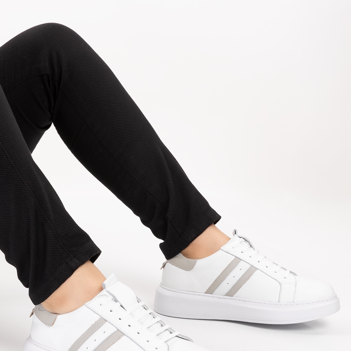 Gondol Içi Dışı Hakiki Deri Günlük Rahat Ayakkabı mals.353 - Görsel 9