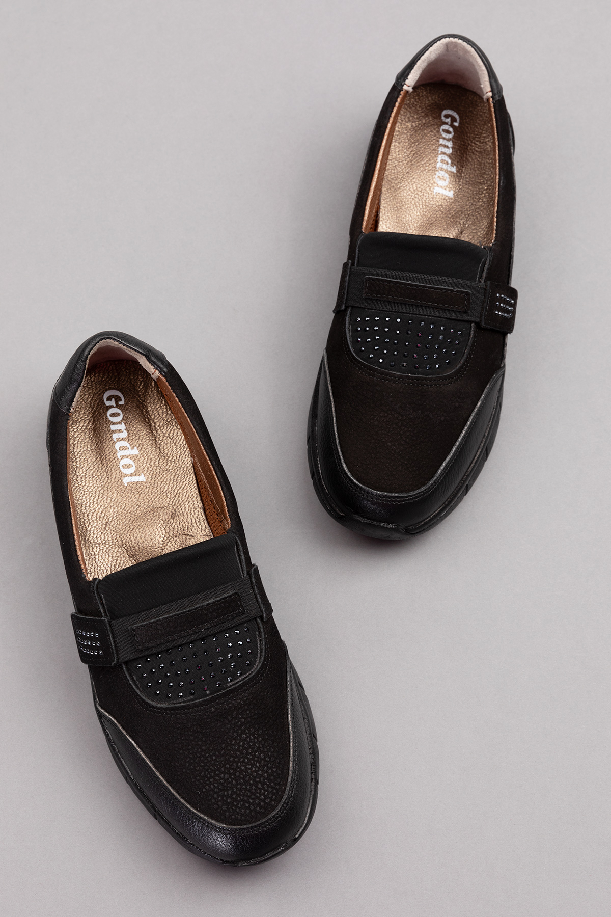 Gondol Hakiki Deri Kadın Hafif Faylon Taban Rahat Ayakkabı at.4215 - Görsel 8