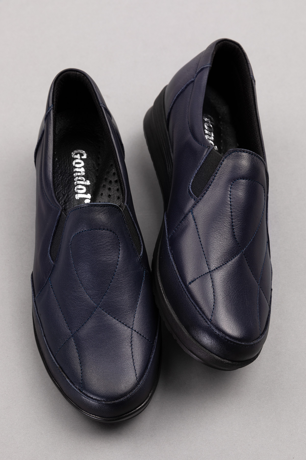 Gondol Kadın Hakiki Deri Anatomik Yumuşak Taban Günlük Ayakkabı pyt.1213 - Görsel 3