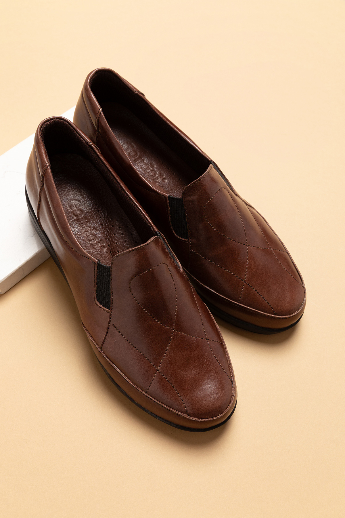 Gondol Kadın Hakiki Deri Anatomik Yumuşak Taban Günlük Ayakkabı pyt.1213 - Görsel 4