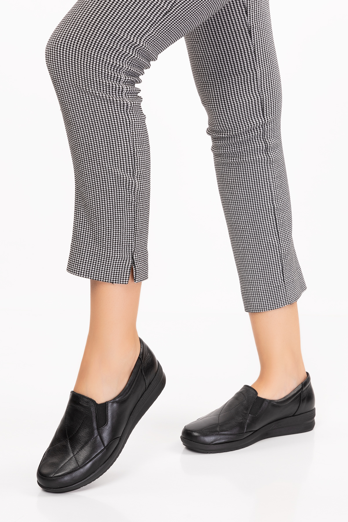 Gondol Kadın Hakiki Deri Anatomik Yumuşak Taban Günlük Ayakkabı pyt.1213 - Görsel 4