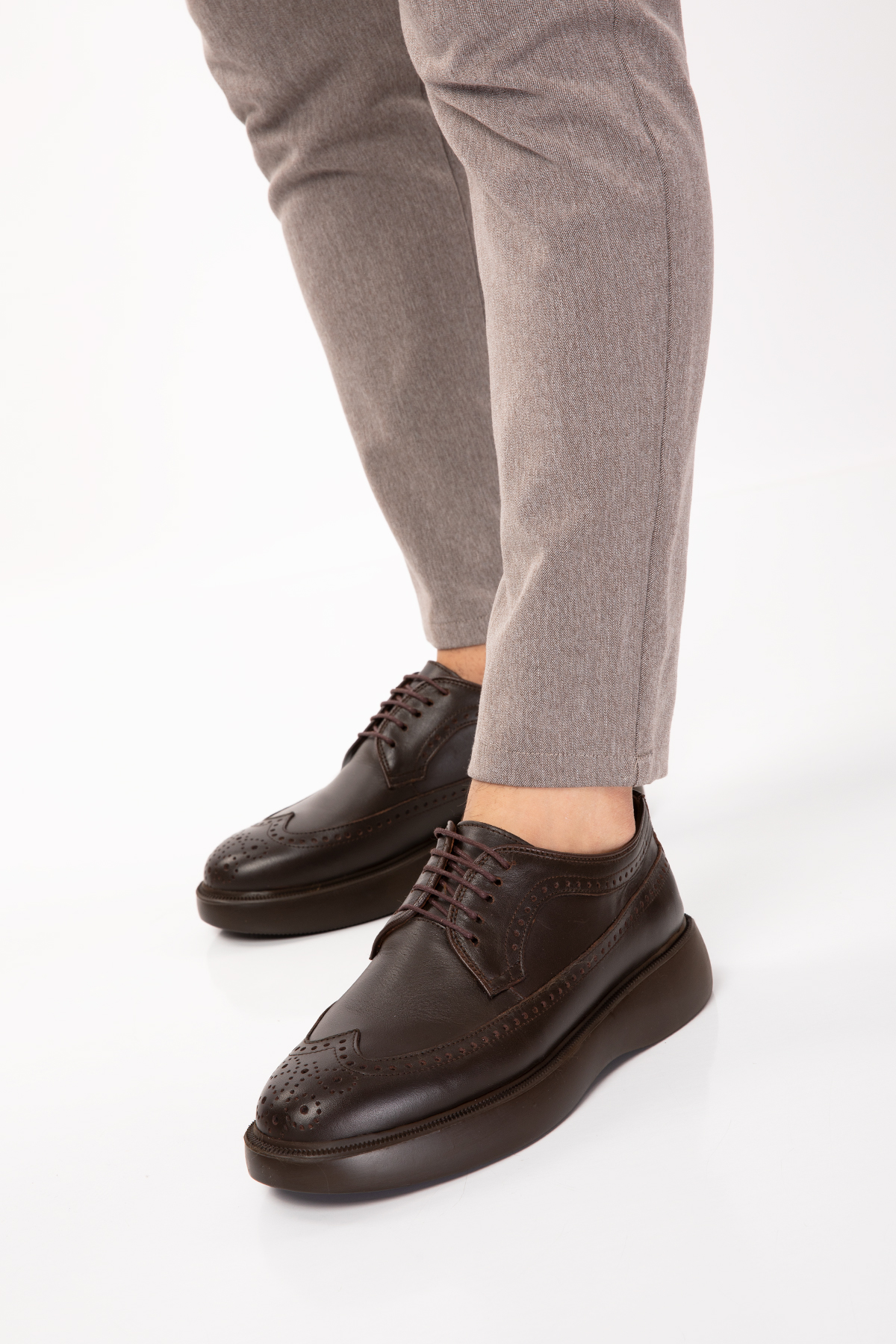 Gondol Içi Dışı Hakiki Deri Anatomik Taban Casual Ayakkabı SRC.09 - Görsel 2