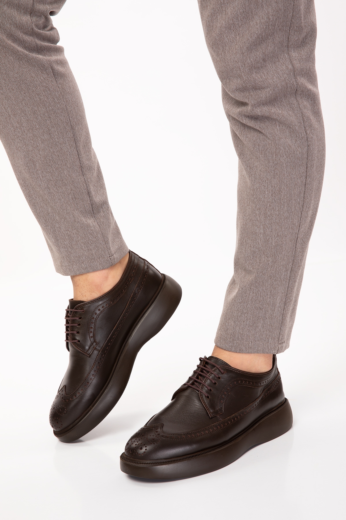 Gondol Içi Dışı Hakiki Deri Anatomik Taban Casual Ayakkabı SRC.09 - Görsel 7