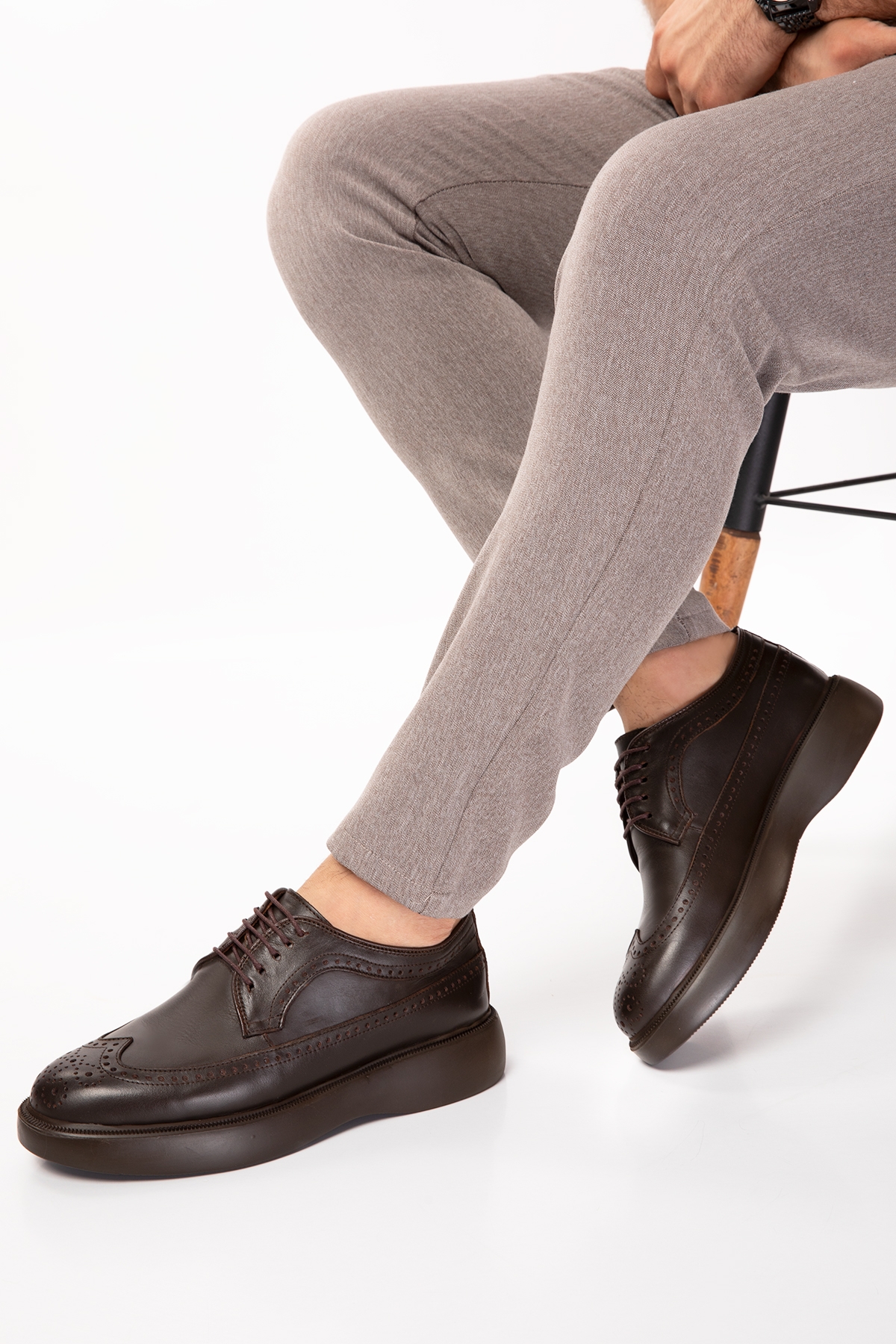 Gondol Içi Dışı Hakiki Deri Anatomik Taban Casual Ayakkabı SRC.09 - Görsel 8