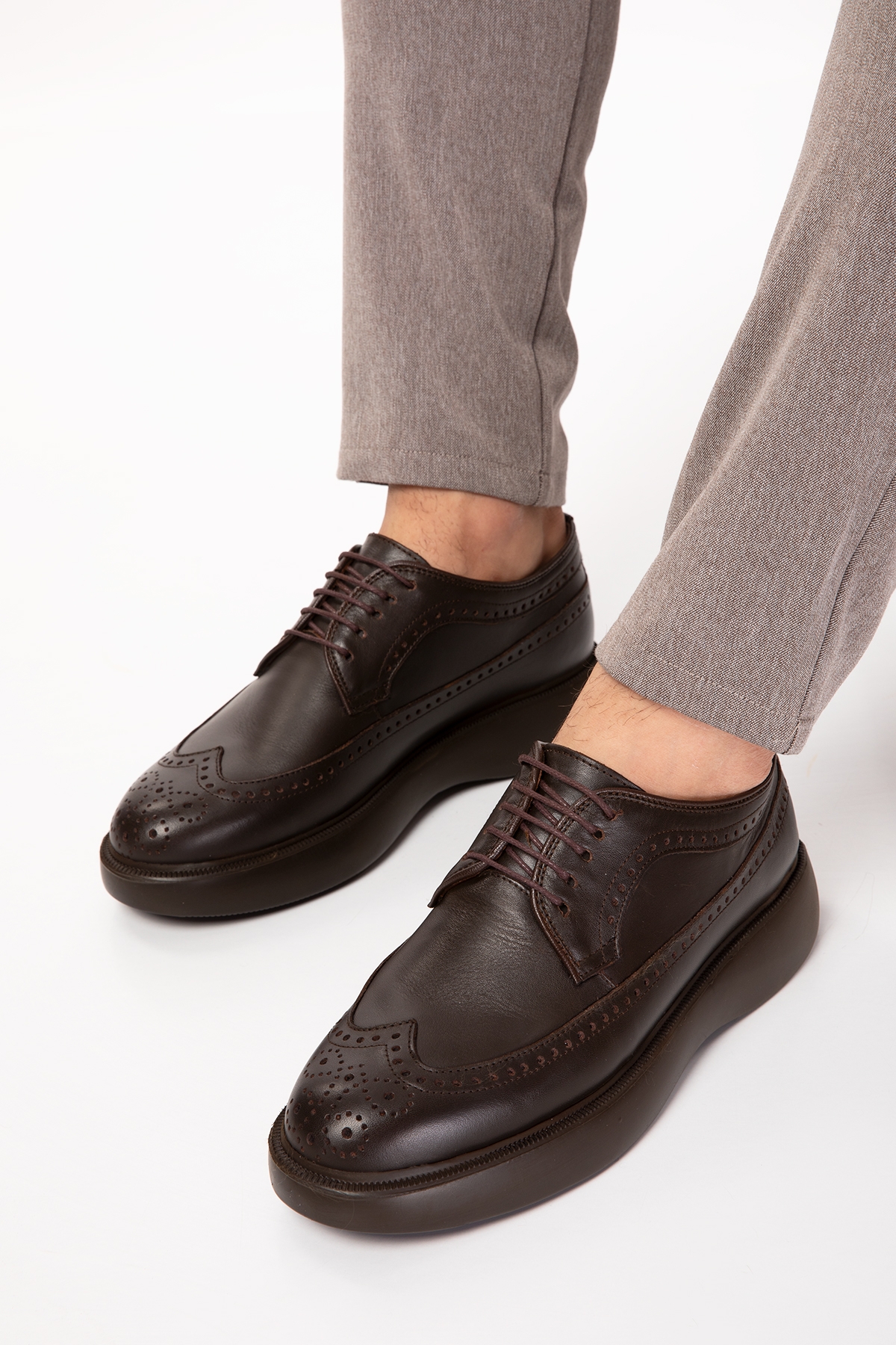 Gondol Içi Dışı Hakiki Deri Anatomik Taban Casual Ayakkabı SRC.09 - Görsel 9