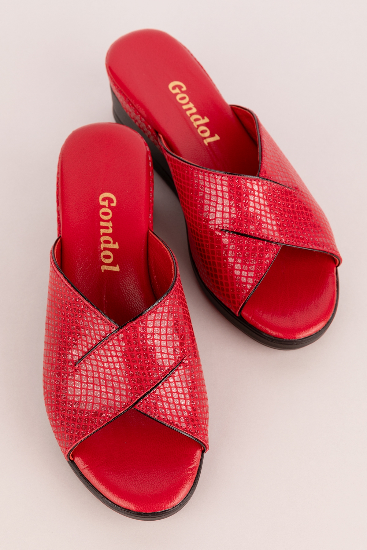 Gondol Hakiki Deri Ev Terliği özl.2763 - Görsel 3