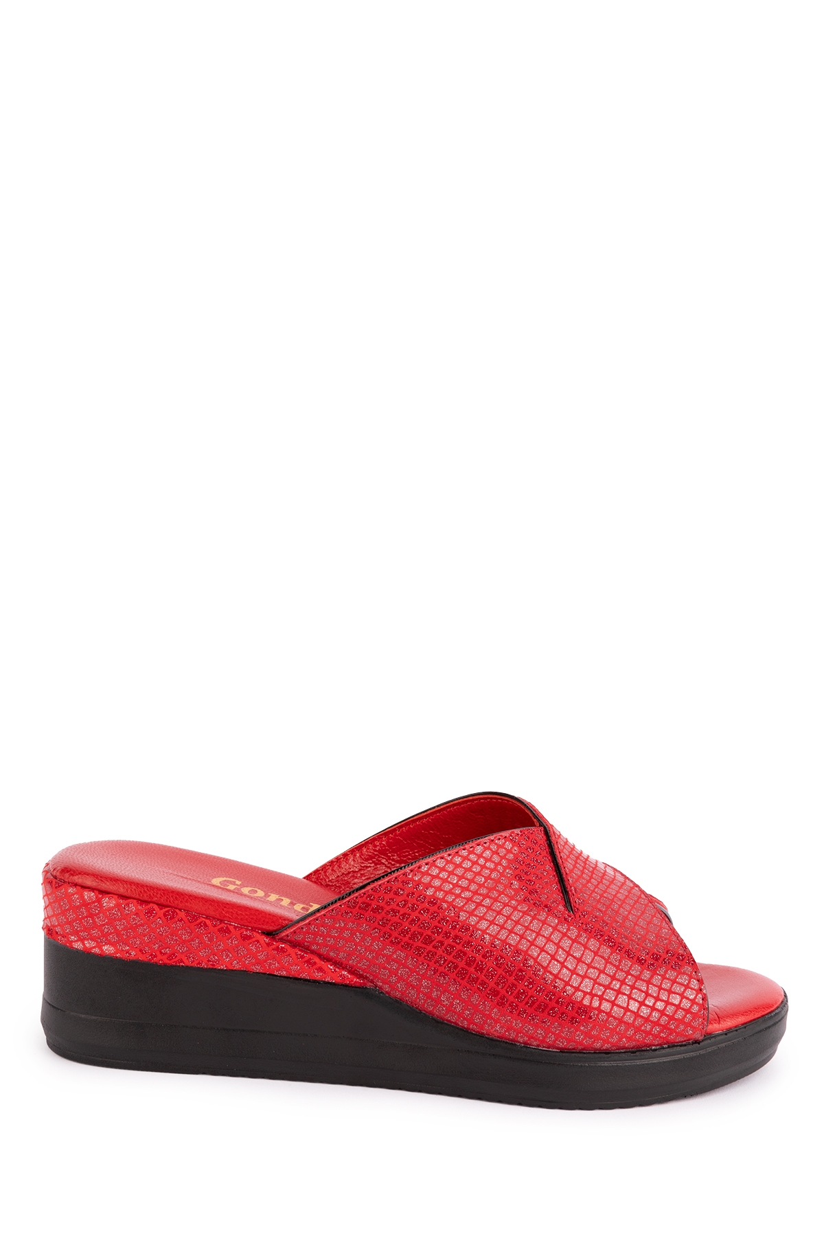 Gondol Hakiki Deri Ev Terliği özl.2763 - Görsel 4