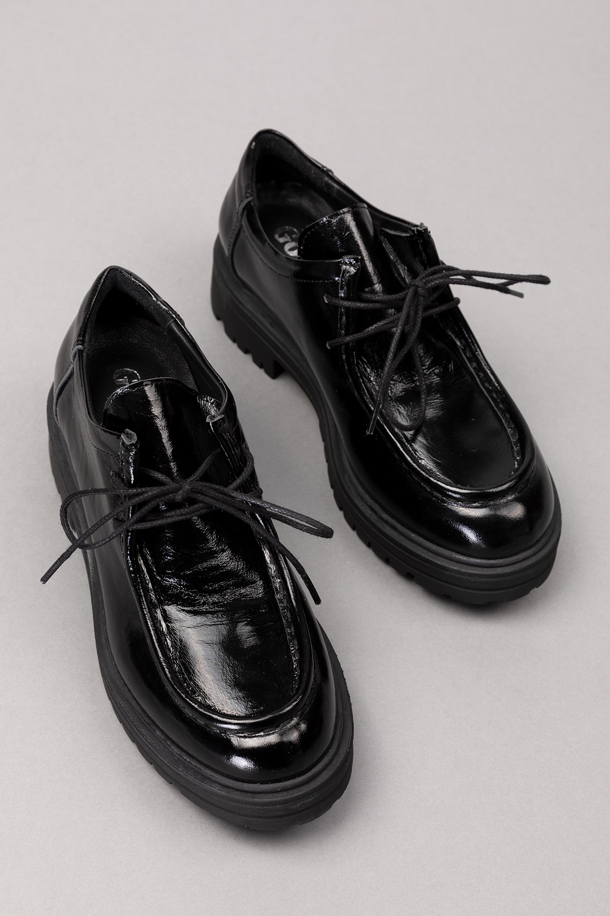 Gondol Hakiki Deri Kalın Taban Hafif Oxford Ayakkabı anl.2420 - Görsel 3