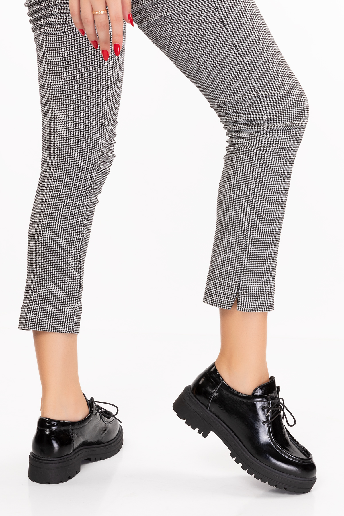 Gondol Hakiki Deri Kalın Taban Hafif Oxford Ayakkabı anl.2420 - Görsel 7