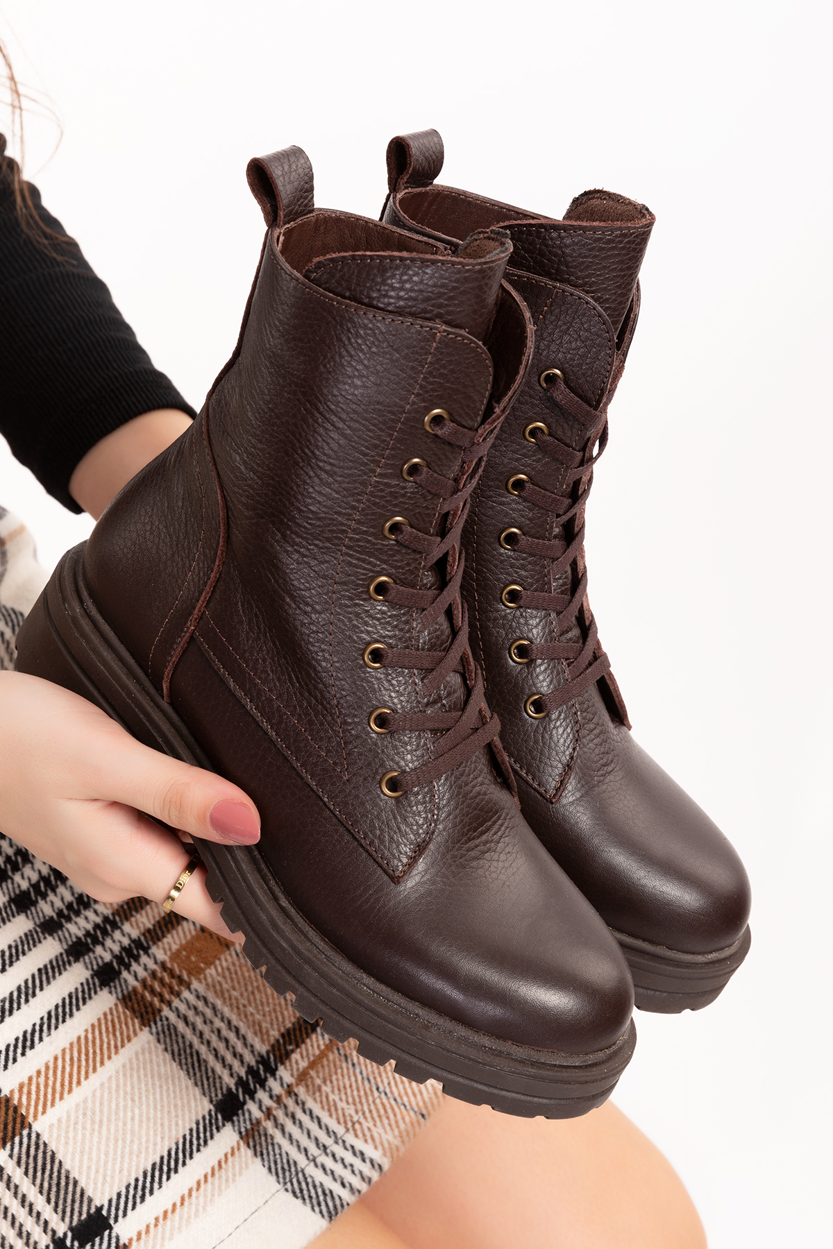 Gondol Hakiki Deri Rahat Günlük Postal Bot anl.2716 - Görsel 6