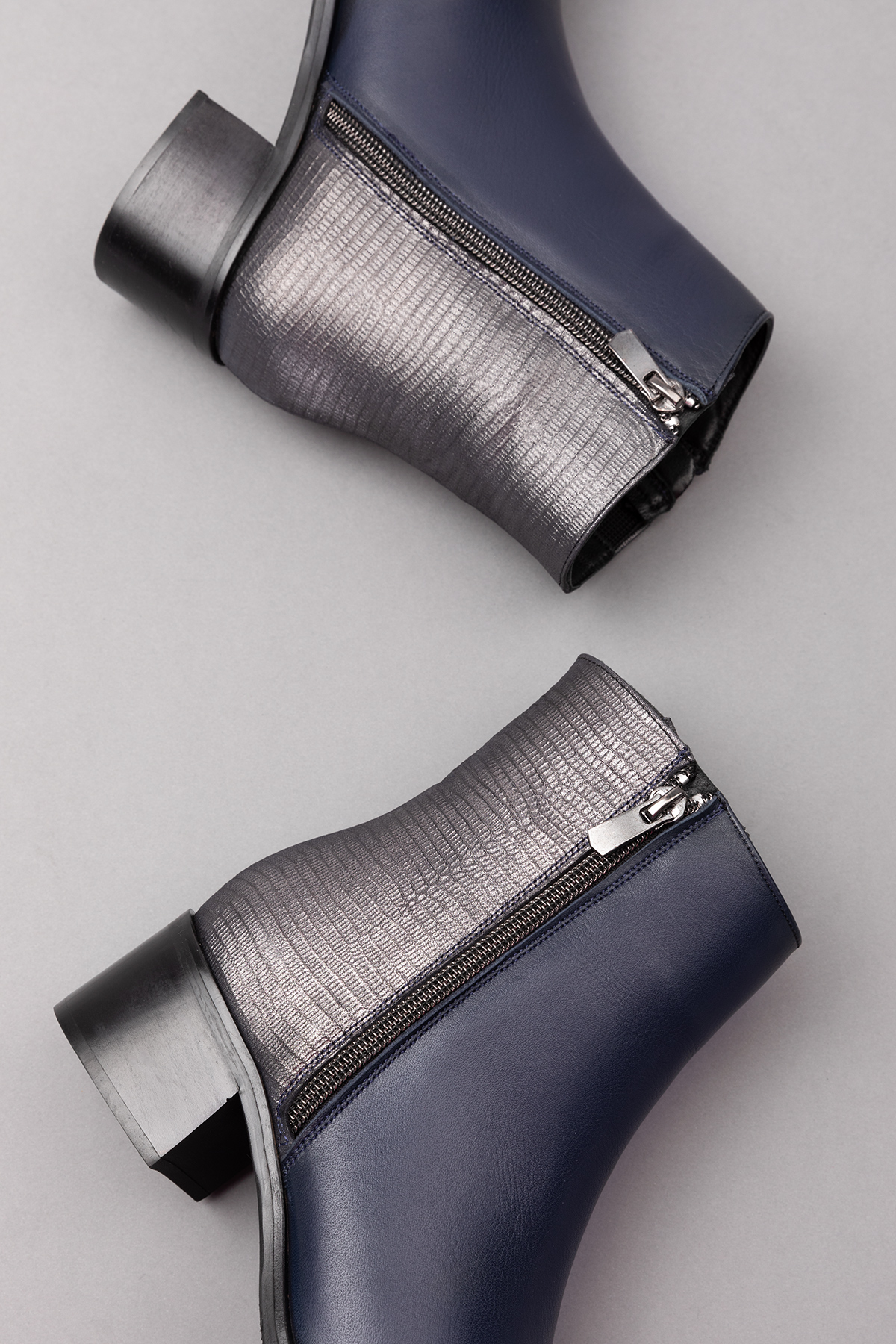 Gondol Kadın Hakiki Deri Kısa Topuklu Şık Bot ell.6880 - Görsel 6