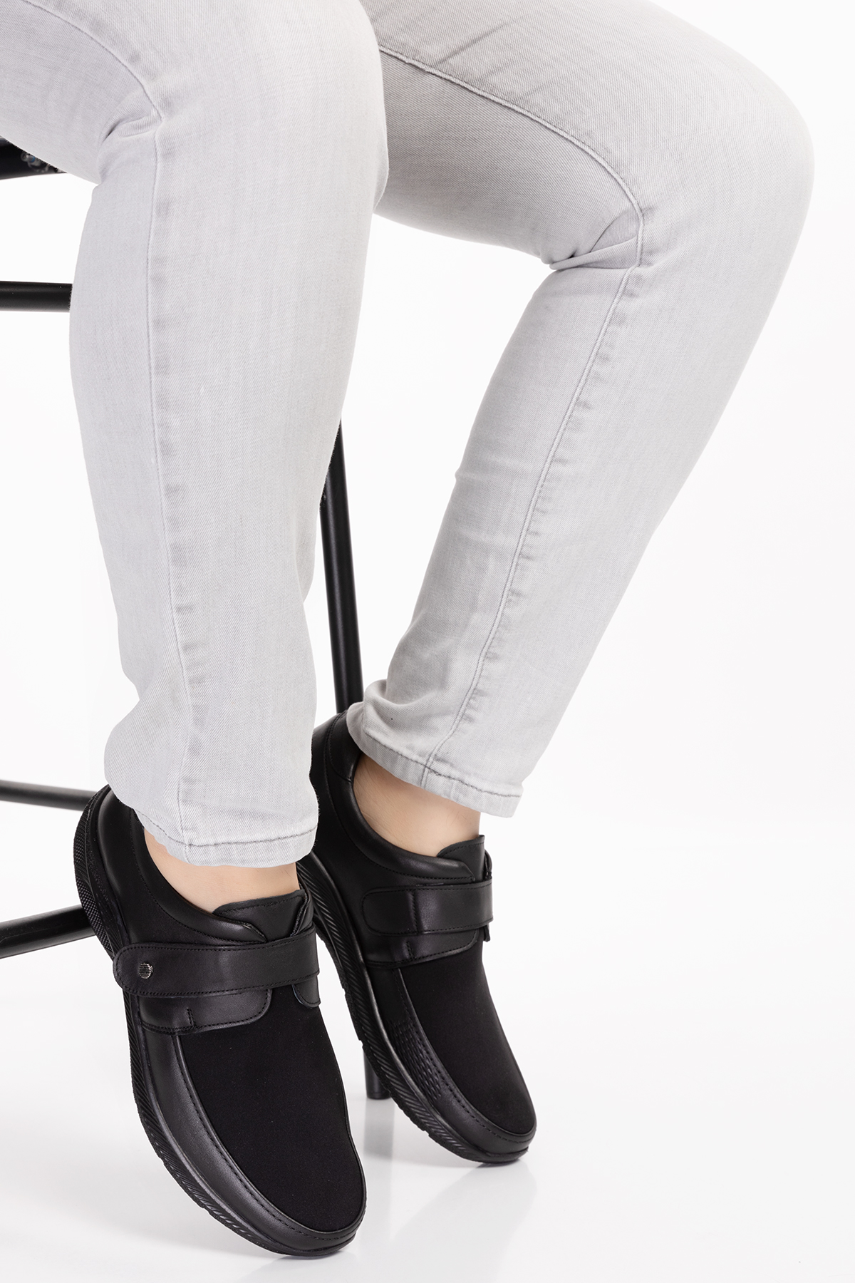 Gondol Erkek Hakiki Deri Şiş ve Diyabet Hastalarına Özel Rahat Ayakkabı af.1952 - Görsel 4