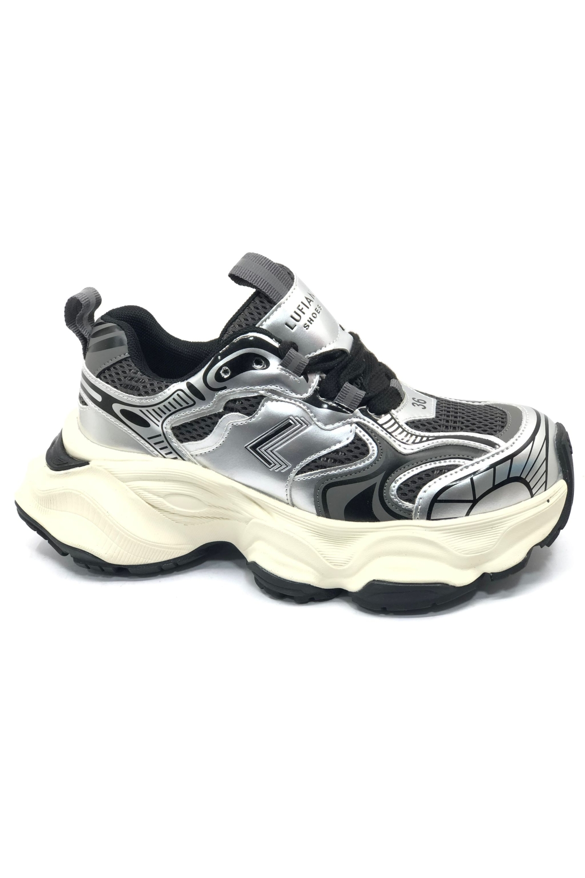 122230017 Arıana Sneaker Unisex Deri Spor Ayakkabı - Görsel 2