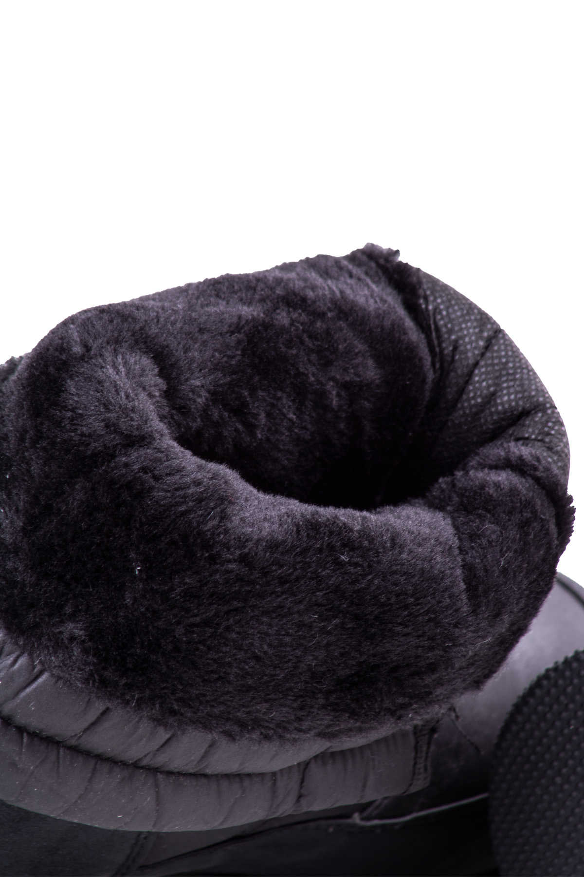 Fermuarlı 4K 52504 Bağcıklı Kadın Postal Bot Siyah - Görsel 6