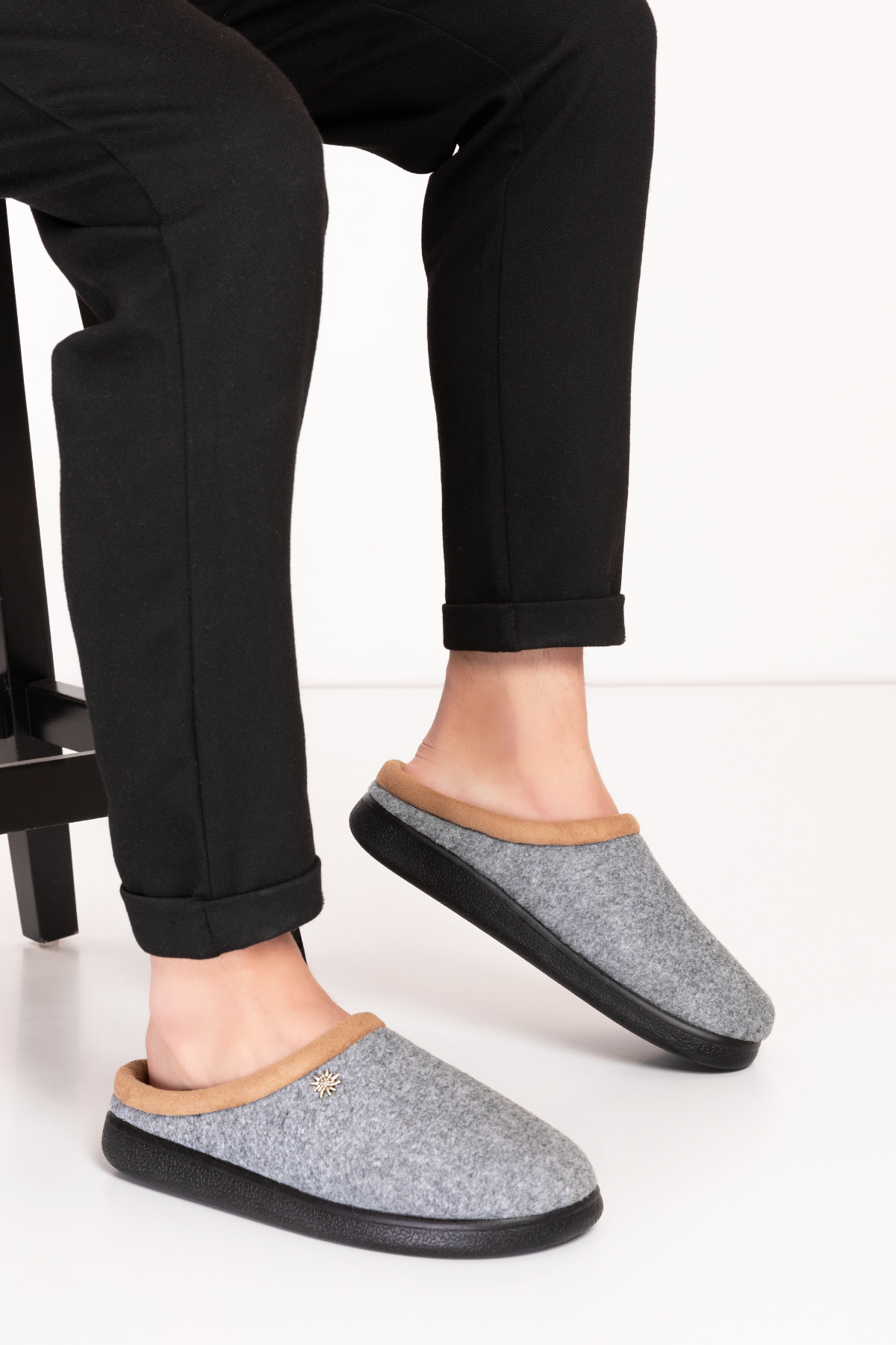 GONDOL İÇİ KÜRKLÜ RAHAT VE HAFİF EV TERLİĞİ EV.216 - Görsel 5