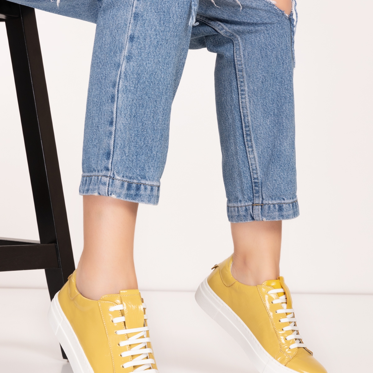 その他 Aya Gondol Hakiki Deri Anatomik Taban Spor Ayakkabı alsx.1352