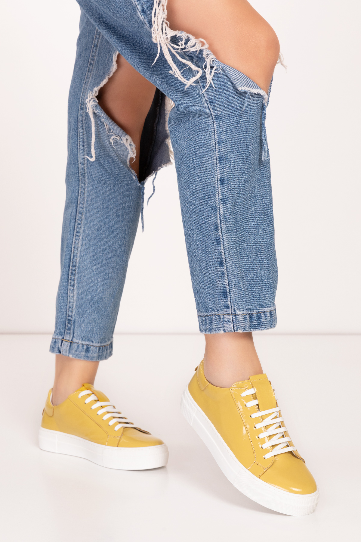 Gondol Hakiki Deri Anatomik Taban Spor Ayakkabı alsx.1352 - Görsel 3