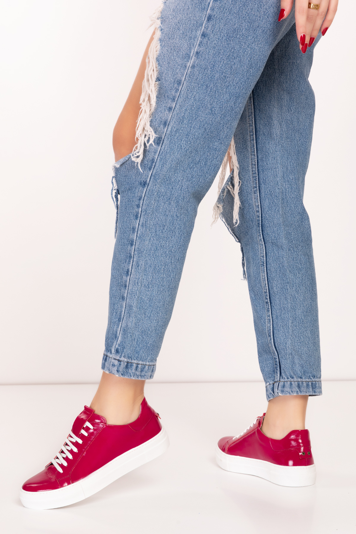 Gondol Hakiki Deri Anatomik Taban Spor Ayakkabı alsx.1352 - Görsel 4