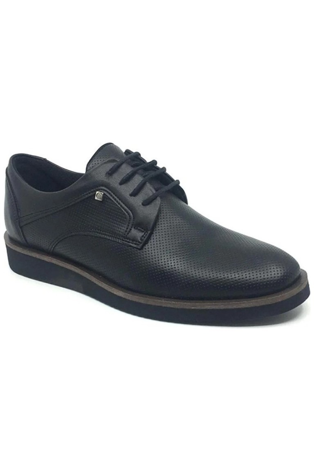 192-24 Baskılı Deri Casual Erkek Ayakkabı - Görsel 2