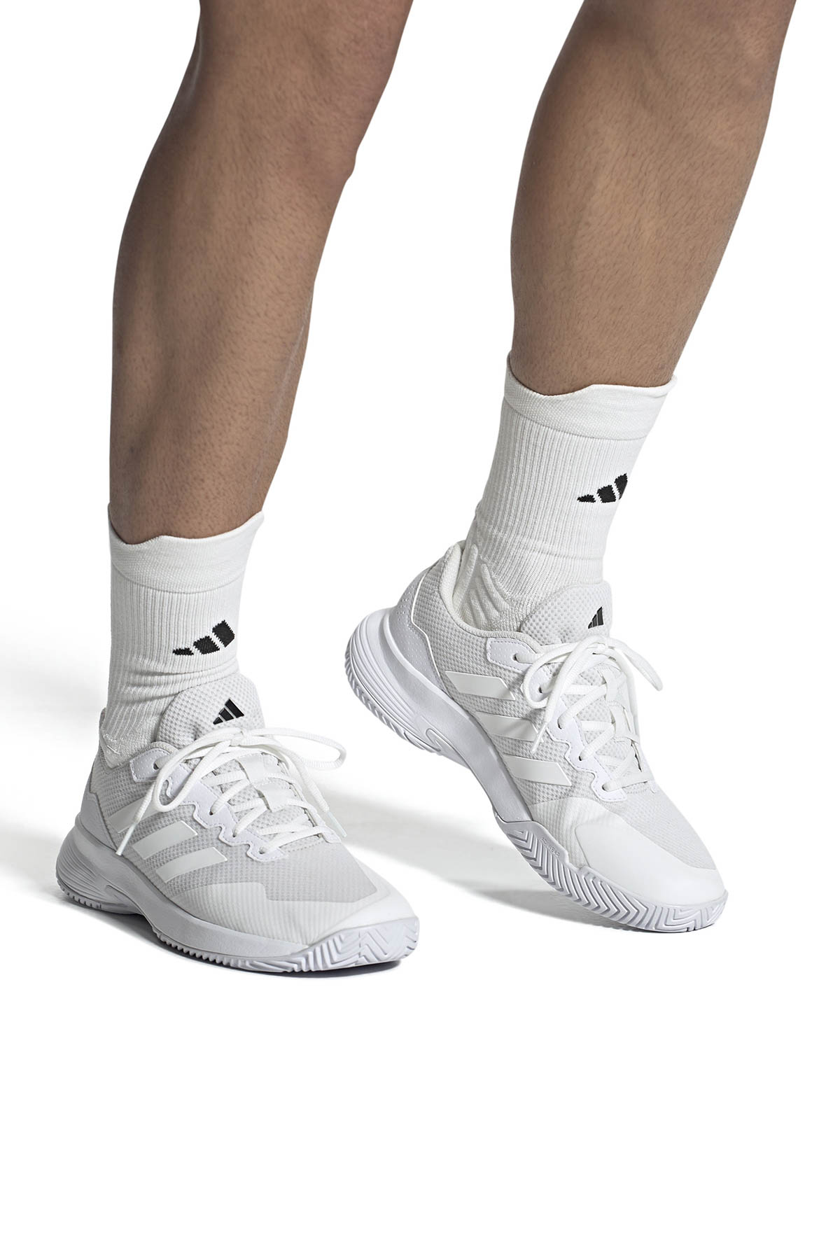 adidas GameCourt 2 M FTWWH Beyaz Erkek Tenis Ayakkabısı - Görsel 3