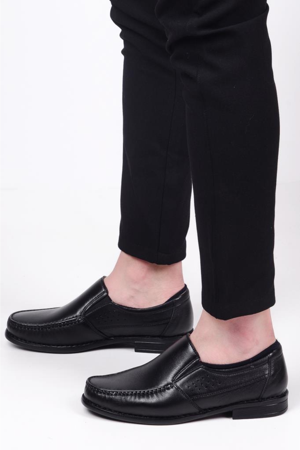 Tardelli 060 Ortapedik Siyah Erkek Günlük Deri Ayakkabı - Görsel 3