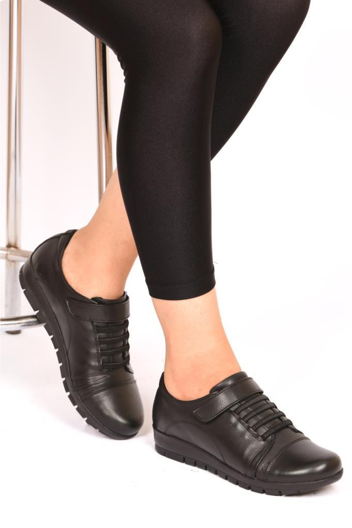 Scavia Orto Pedik Bayan Günlük Hakiki Deri Ayakkabı - Görsel 2