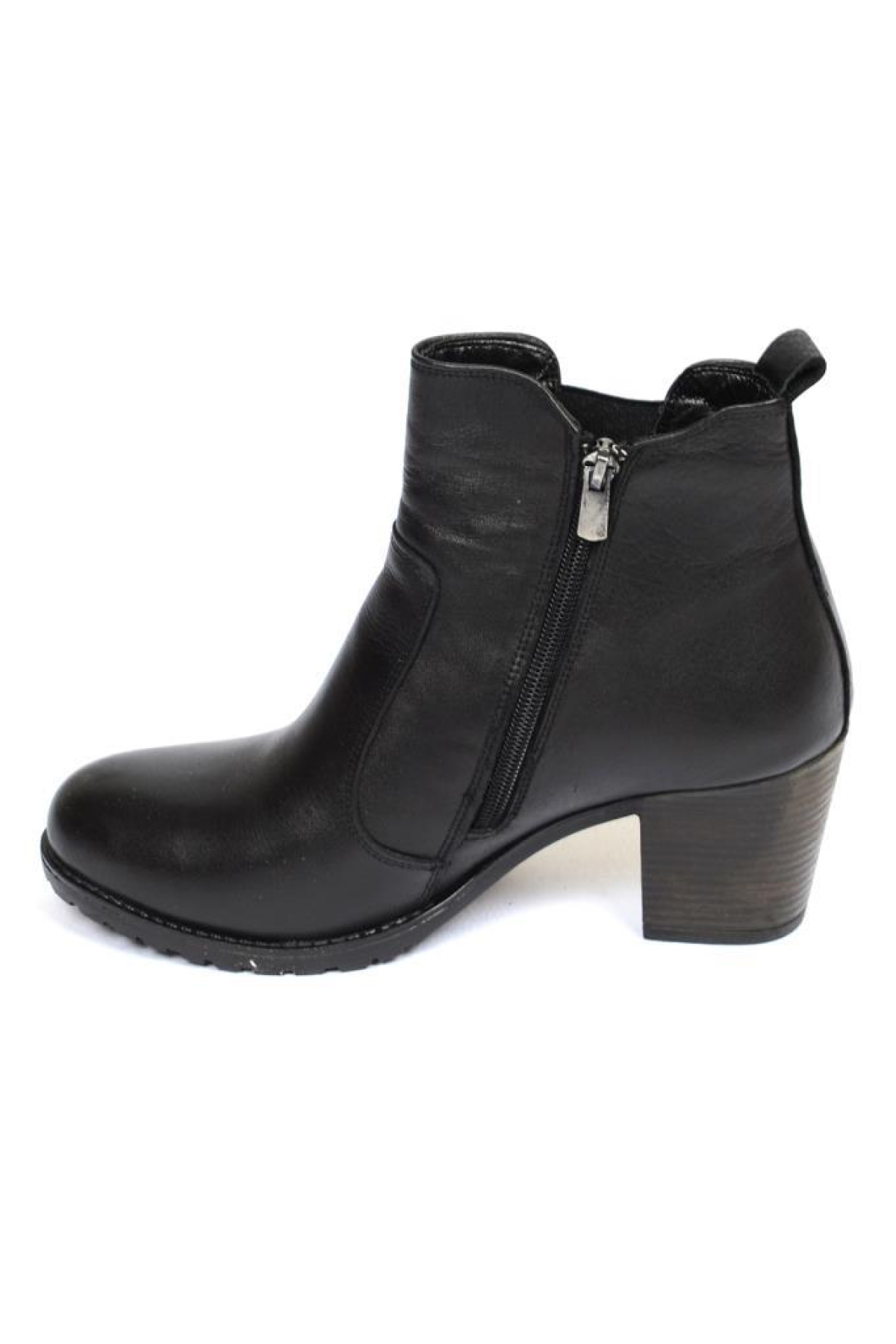 Scavia Orto Pedik 7 Cm Topuklu Deri Bayan Günlük Bot - Görsel 5