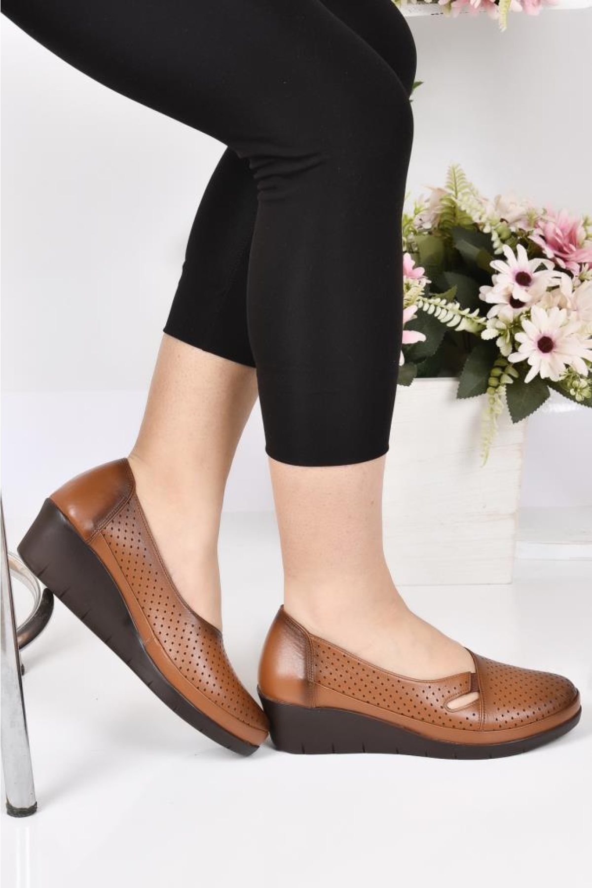 Scavia Orto 02132 Pedik Kadın Deri Günlük Ayakkabı - Görsel 2