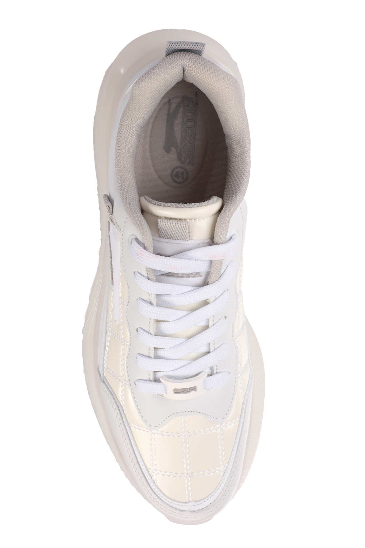 ZARKO I Erkek Sneaker Ayakkabı Beyaz Rugan - Görsel 6