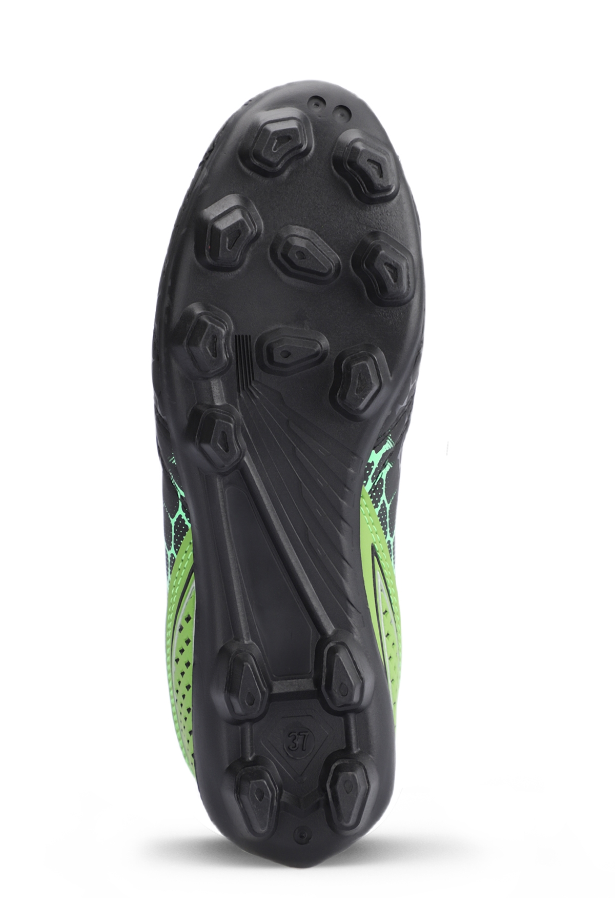 DANGER I KRP Erkek Çocuk Futbol Ayakkabı Siyah / Yeşil - Görsel 8