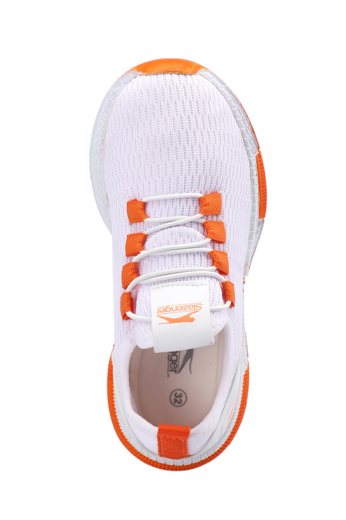 ABENA I Kız Çocuk Sneaker Ayakkabı Beyaz / Turuncu - Görsel 6