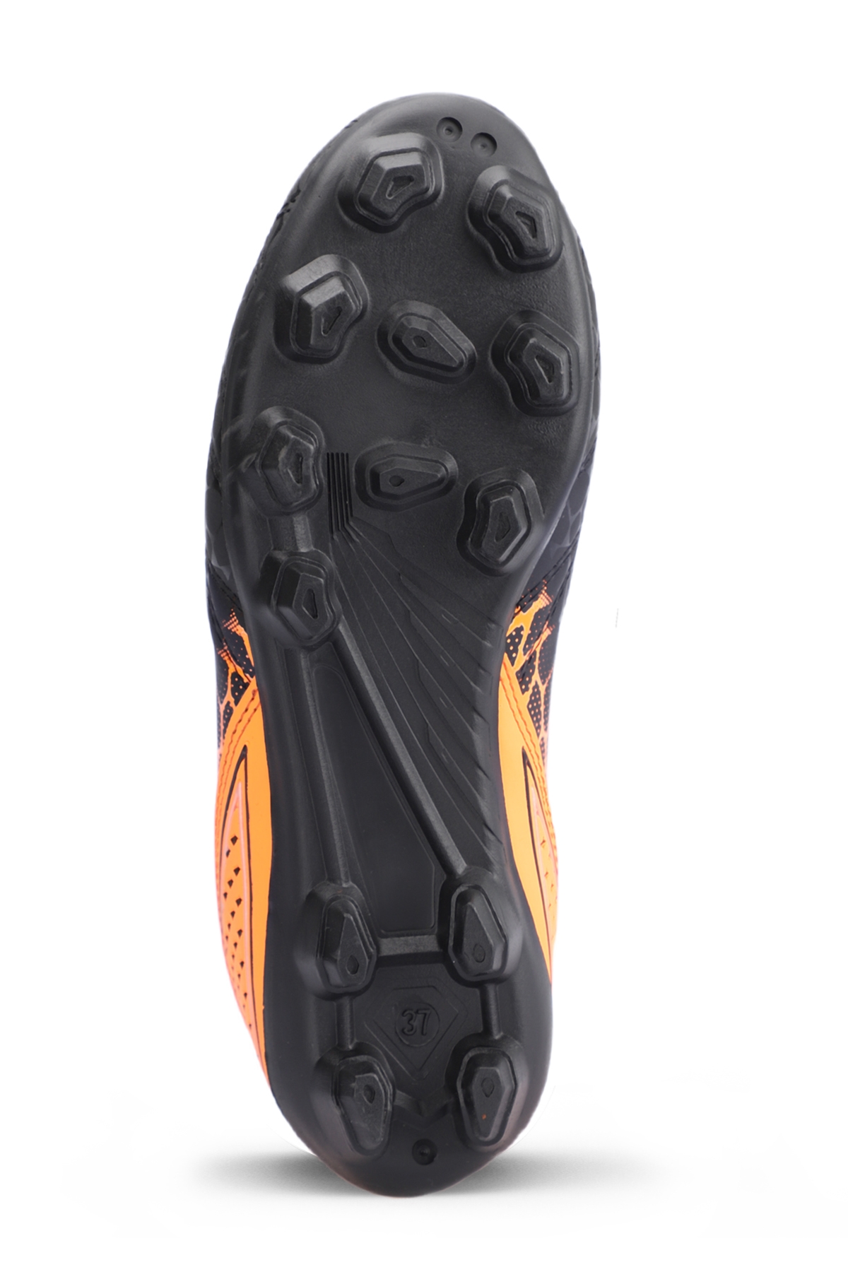 DANGER I KRP Erkek Çocuk Futbol Ayakkabı Siyah / Turuncu - Görsel 8