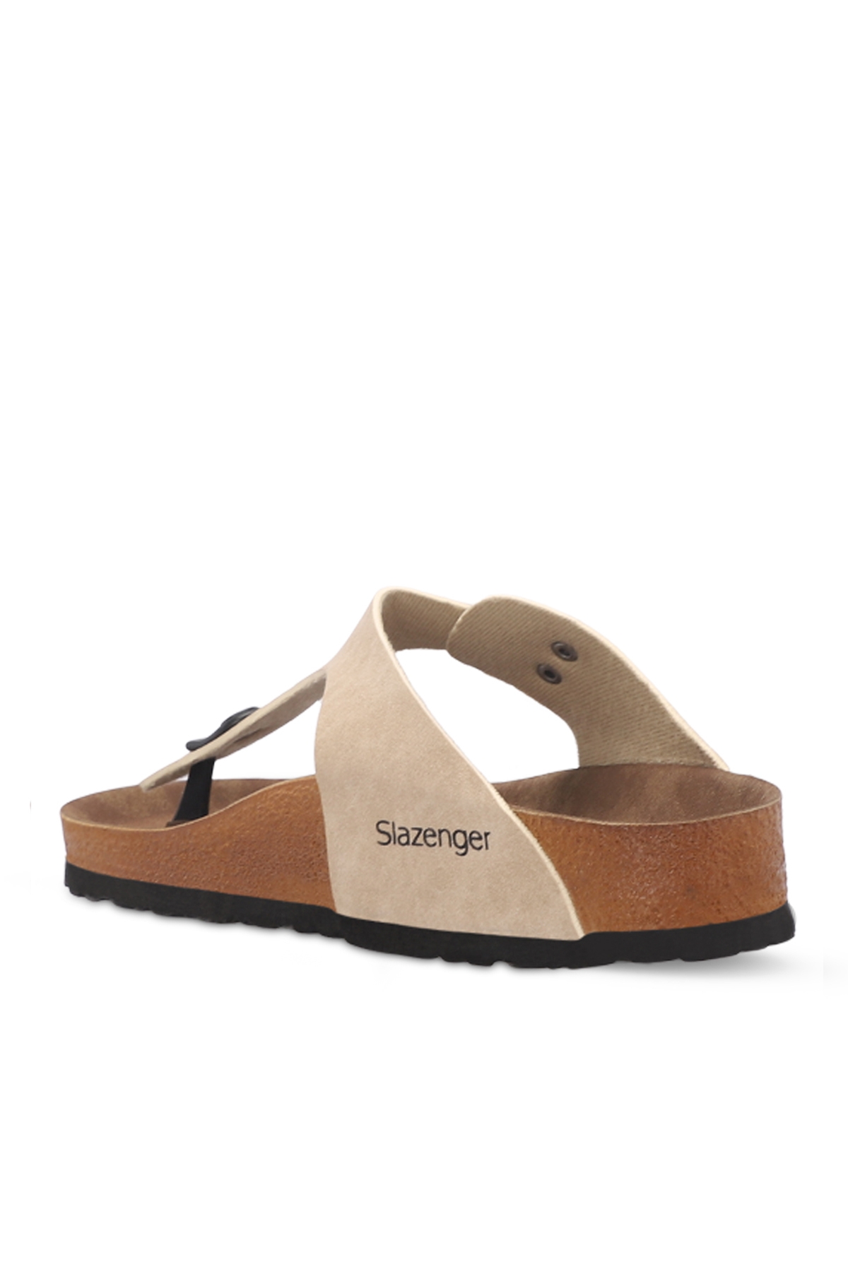 LUKE Kadın Terlik Bej Nubuk - Görsel 4