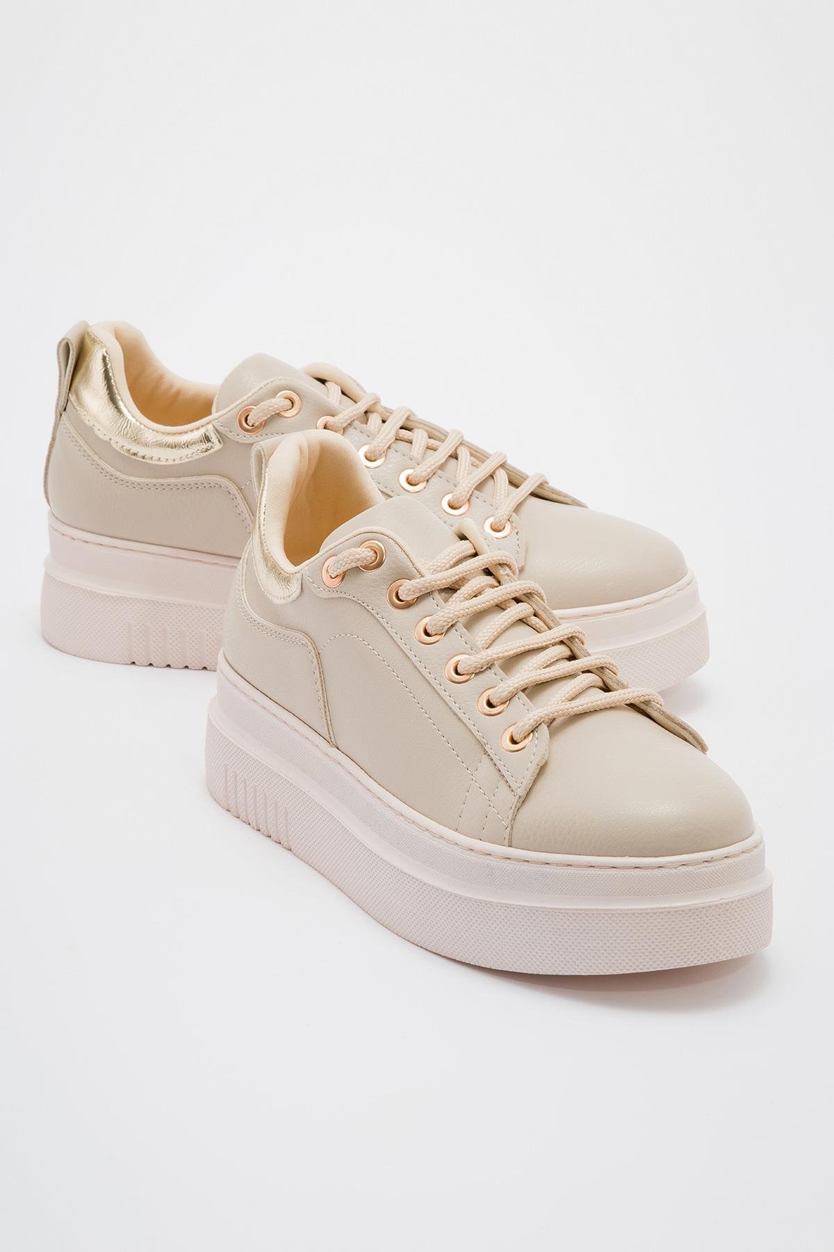 Kaydırmaz Kadın Spor Ayakabı TEN ALTIN - Görsel 3