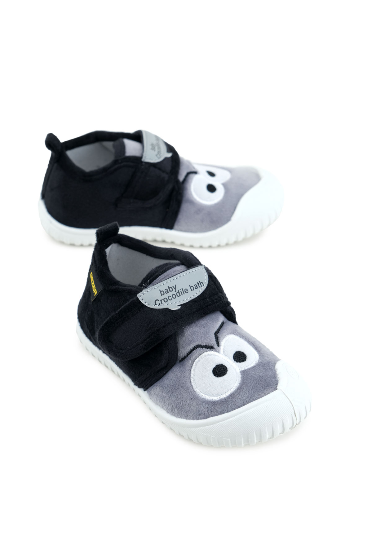 Kışlık Cırtlı Ayarlanabilir Rahat İç Taban Erkek Çocuk Panduf Ayakkabı - Görsel 2