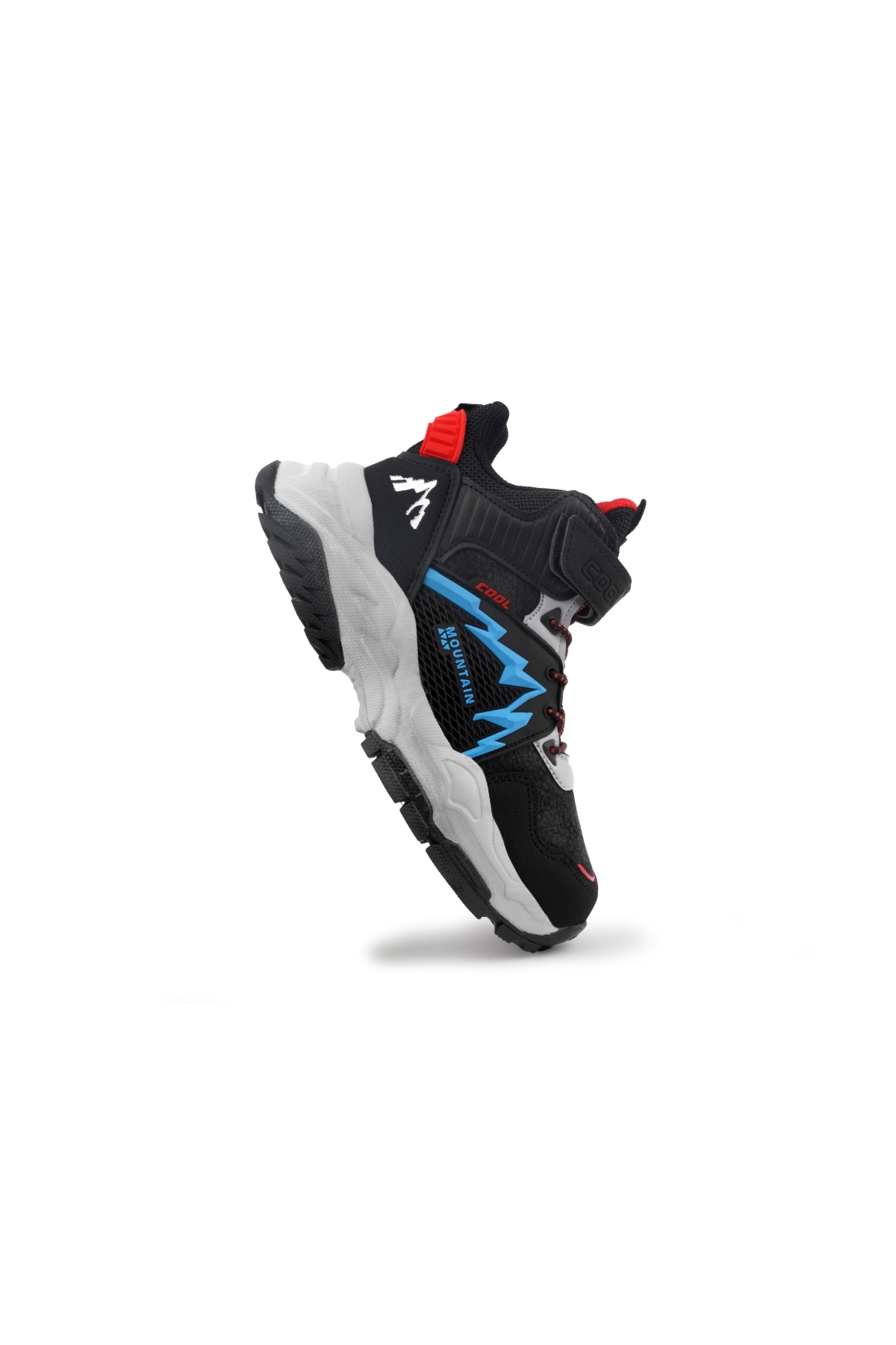 Cool Cool Lukas Siyah Saks Kaymaz Taban Erkek Çocuk Kışlık Bot Outdoor Ayakkabı | Flo Siyah - 5. görsel