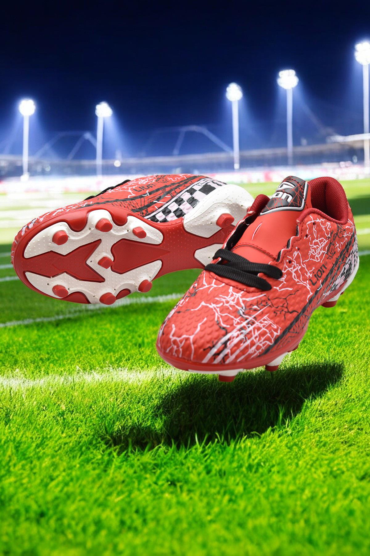 624-2 Rahat Taban Erkek Krampon Ayakkabı Futbol Ayakkabısı - Görsel 4